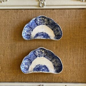 COPY - Franz Malta half dish transferware what are blue and white set…